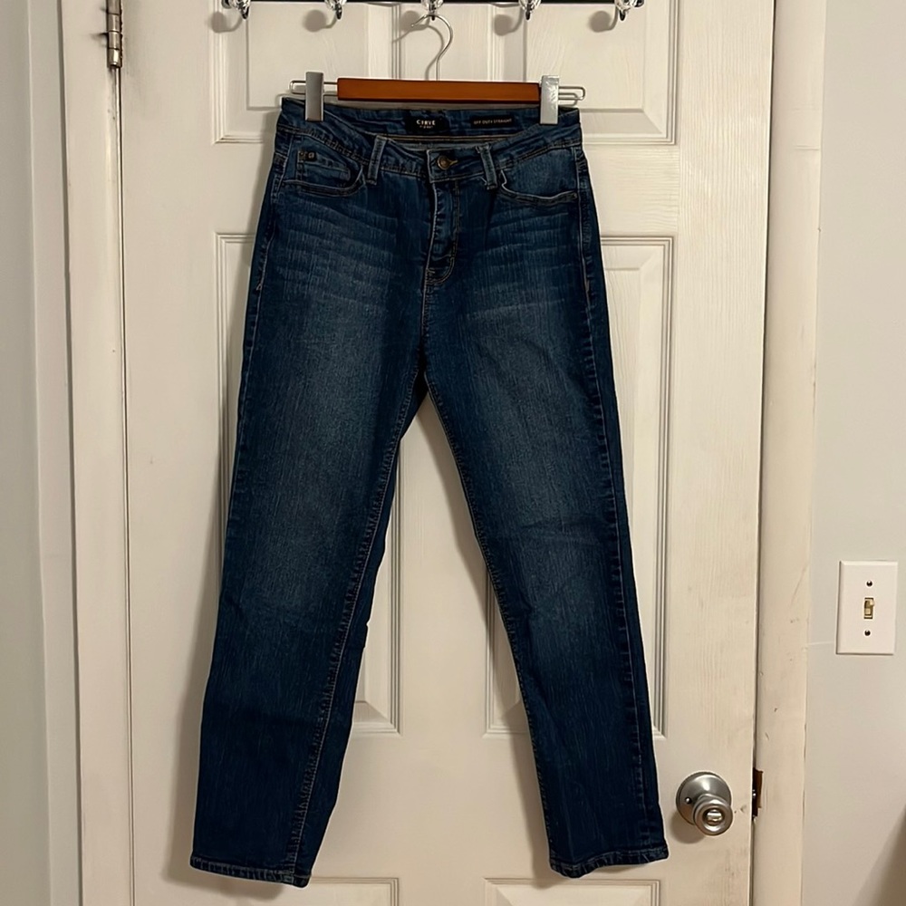 Curve Appeal Medium Wash Straight Jeans